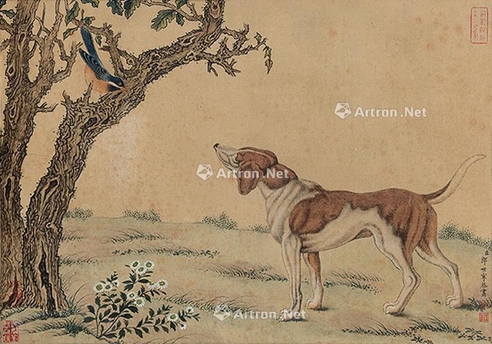 郎世宁     犬