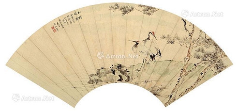 凌叔华     1933年作 松鹤延龄