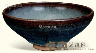 清 钧窑碗 直径18.5cm