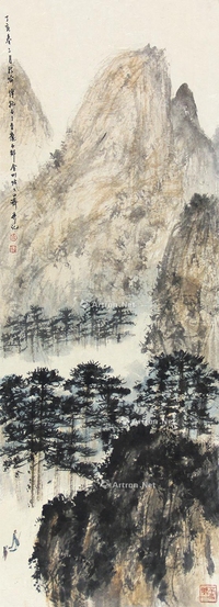 傅抱石     山水