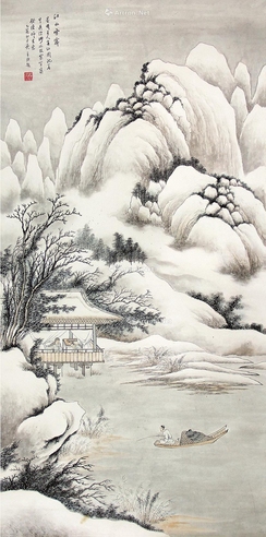 吴华源     江山雪霁