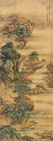 吴历     山水