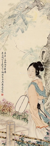 邓芬     仕女