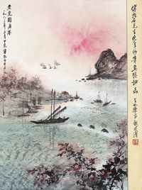 傅抱石     山水