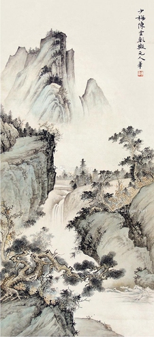 陈少梅     山水