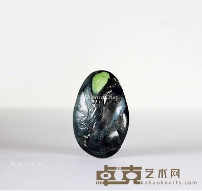 新疆和田玉三色籽料雀上心头 7.0×4.5×2.8cm；重125g