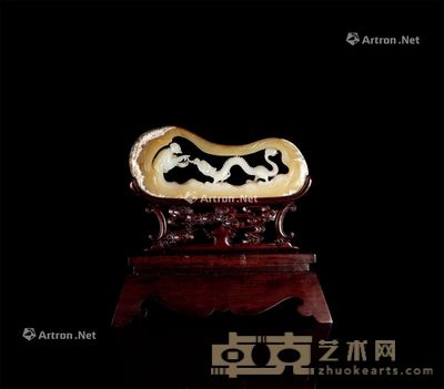 新疆和田玉籽料降龙罗汉摆件 18×7.5×1.4cm；重282g