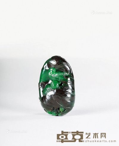 碧玉比翼双飞 5.3×3.3×2.0cm；重57g