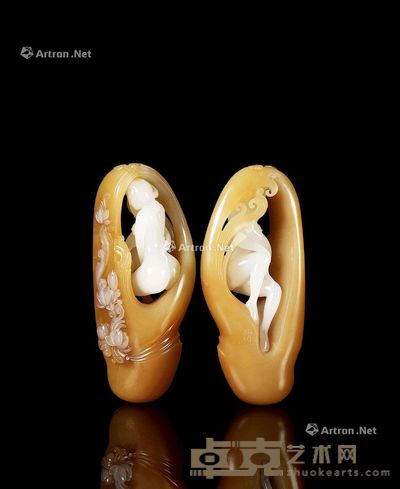 新疆和田玉裸女 8.2×3.5×1.8cm；重67g