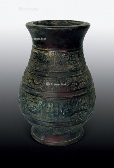 博古纹陶罐