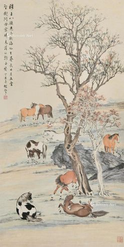 赵敬予 八骏图