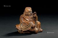 清乾隆（1736～1795） 竹雕钟馗座像