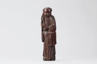 民国（1912～1949） 竹雕人物立像