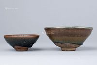 宋代（960-1279年） 建窑天目茶碗 （二件一组）