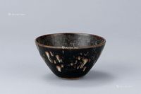 宋代（960-1279年） 吉州窑印花茶碗