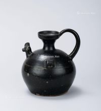 西晋-随代（265-618年） 黑釉鸡首壶