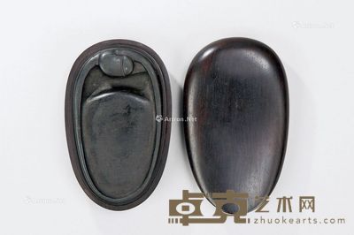 清代（1644-1911） 鹅形歙砚 长10.9cm；宽6.3cm；高2.2cm