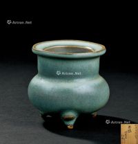 元代（1271-1368） 钧窯三足香炉
