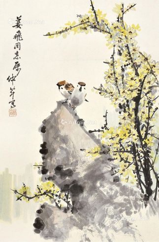 穆仲芹 花鸟