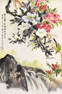 吴青霞 花鸟