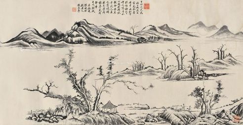 张彬 仿古山水