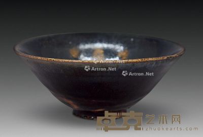 磁州窑茶碗 直径12.8cm；高5cm