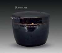 黑釉盖罐