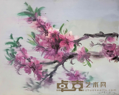 周春芽  春桃 120×150cm