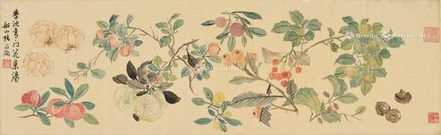 张问陶  花卉果疏