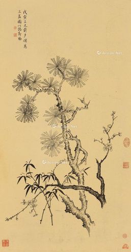 乾隆  三清图