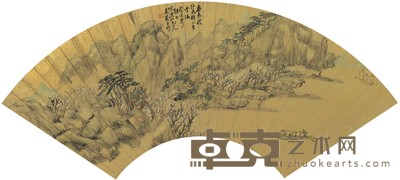 龚自珍 棹入春江香雪海 51×17.5cm