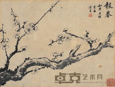 陶冷月 冷蕊疏枝 29×22cm