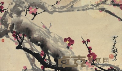 周昌榖 老干新葩 28×47.5cm