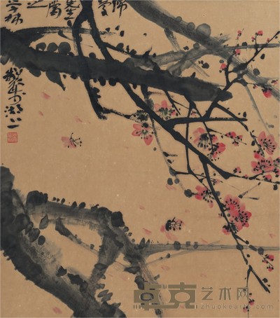 闵学林 破腊冲寒 68×60cm