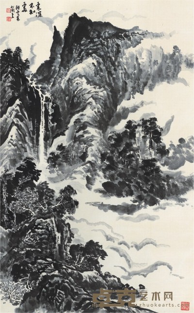 姚耕云 云山韶濩音 86×60cm