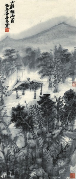 张谷旻 山庄烟雨