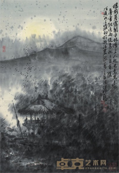 孙永 茅亭野渚 68×47cm