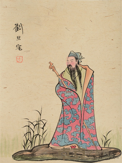 刘旦宅 人物 44×34 约1.3平尺