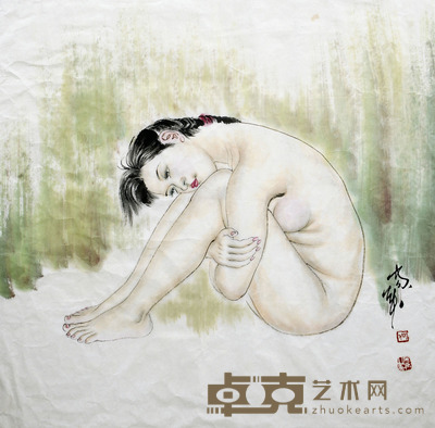 何家英 人物 68×68 约4.1平尺