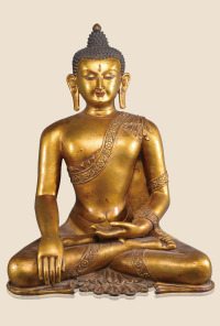 铜胎鎏金释迦牟尼佛造像 上海藏家委托