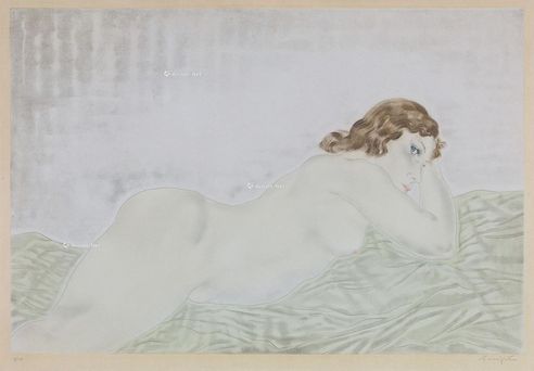 藤田嗣治 斜躺裸女