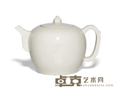 明 德化窑茶壶 高10cm