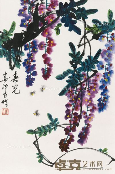 娄师白 春光 67×44cm