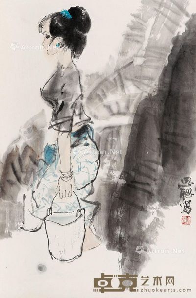 周思聪 女孩 70×45cm