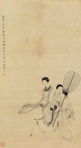 范金镛 仕女