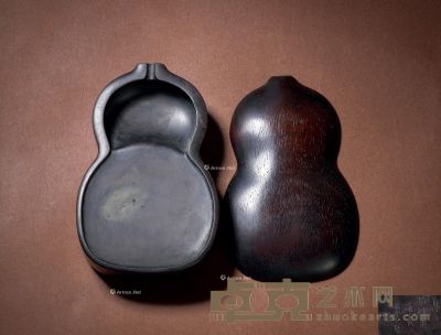 清 端石葫芦形砚 13.7×8.8×3.2cm