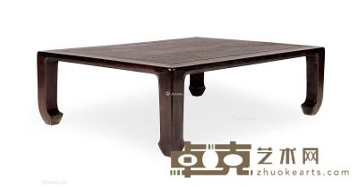 明 黄花梨马蹄腿四方桌 104.5×79.5×32cm