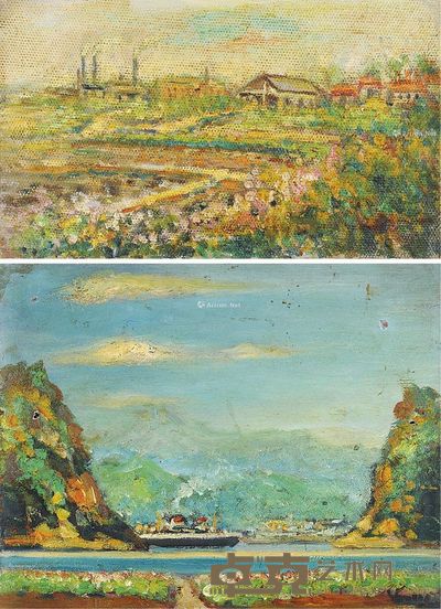 林达川 风景 17×28.5cm;21.5×27.5cm