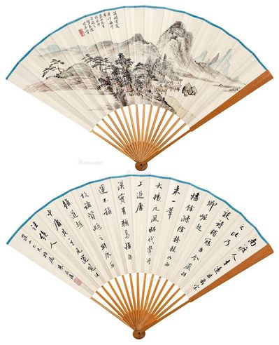 贺良朴 溪阁消夏