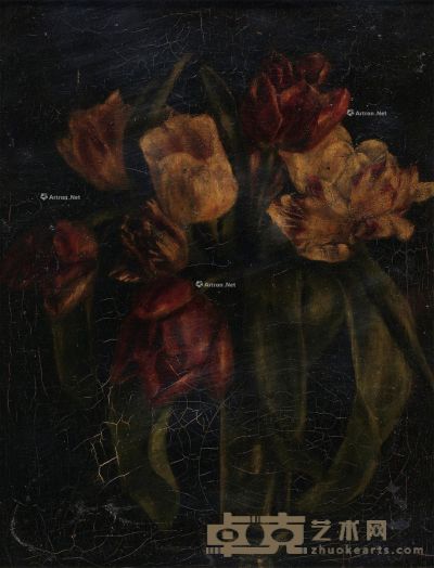 亨利·方丹·拉图尔 花卉 39.5×34.5cm
